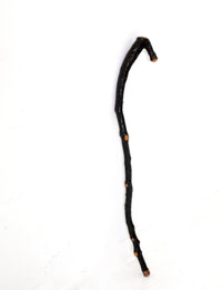 vintage rustic wood walking stick