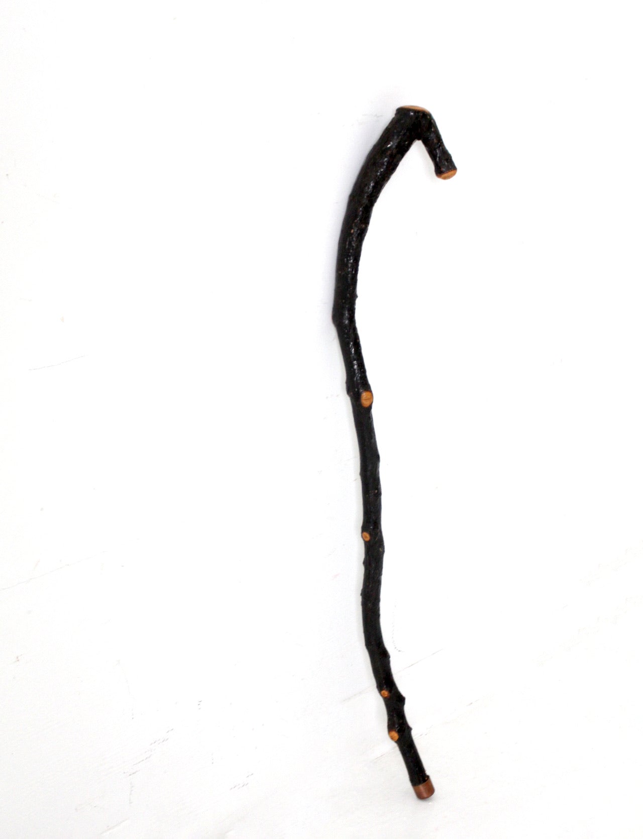 vintage rustic wood walking stick