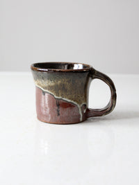 vintage studio pottery mug
