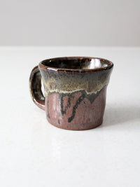 vintage studio pottery mug