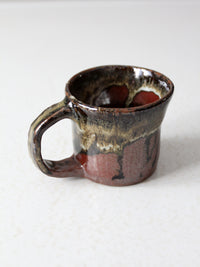 vintage studio pottery mug