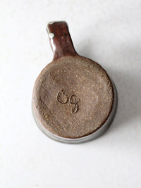 vintage studio pottery mug