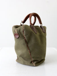 mid-century Ebonite 16 lb bowling ball with bag