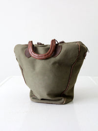 mid-century Ebonite 16 lb bowling ball with bag