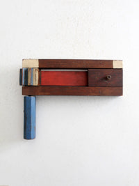 early 20th century wooden noisemaker