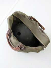 mid-century Ebonite 16 lb bowling ball with bag