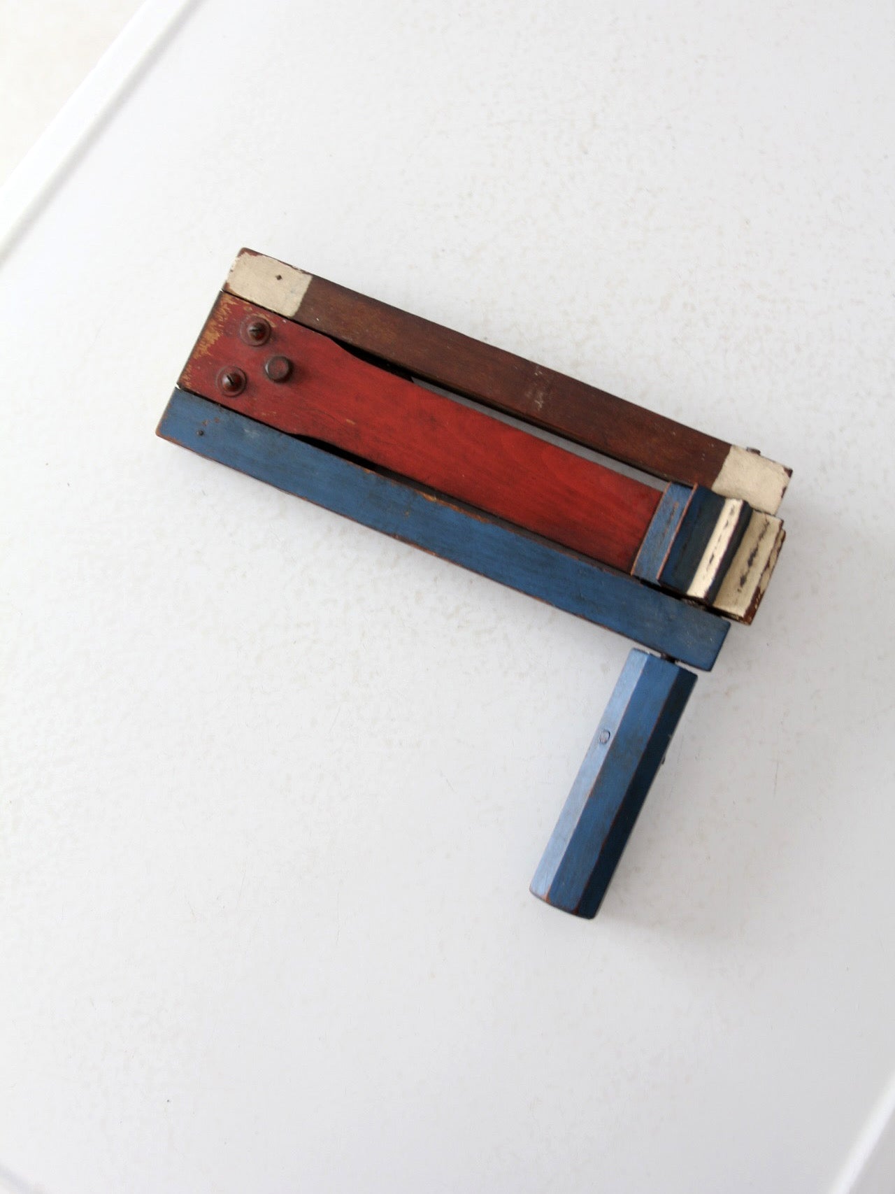 early 20th century wooden noisemaker