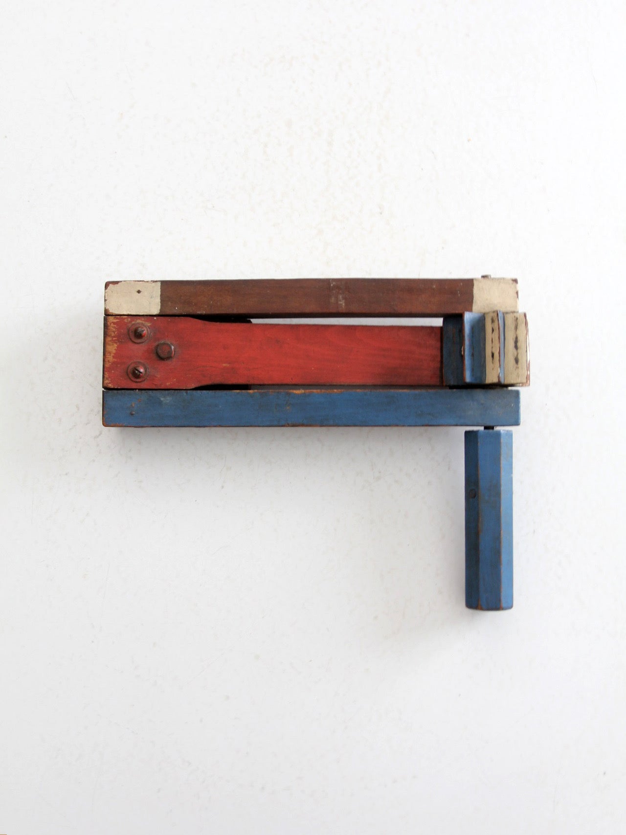 early 20th century wooden noisemaker