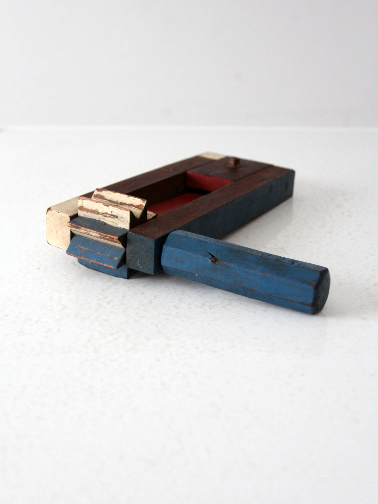 early 20th century wooden noisemaker