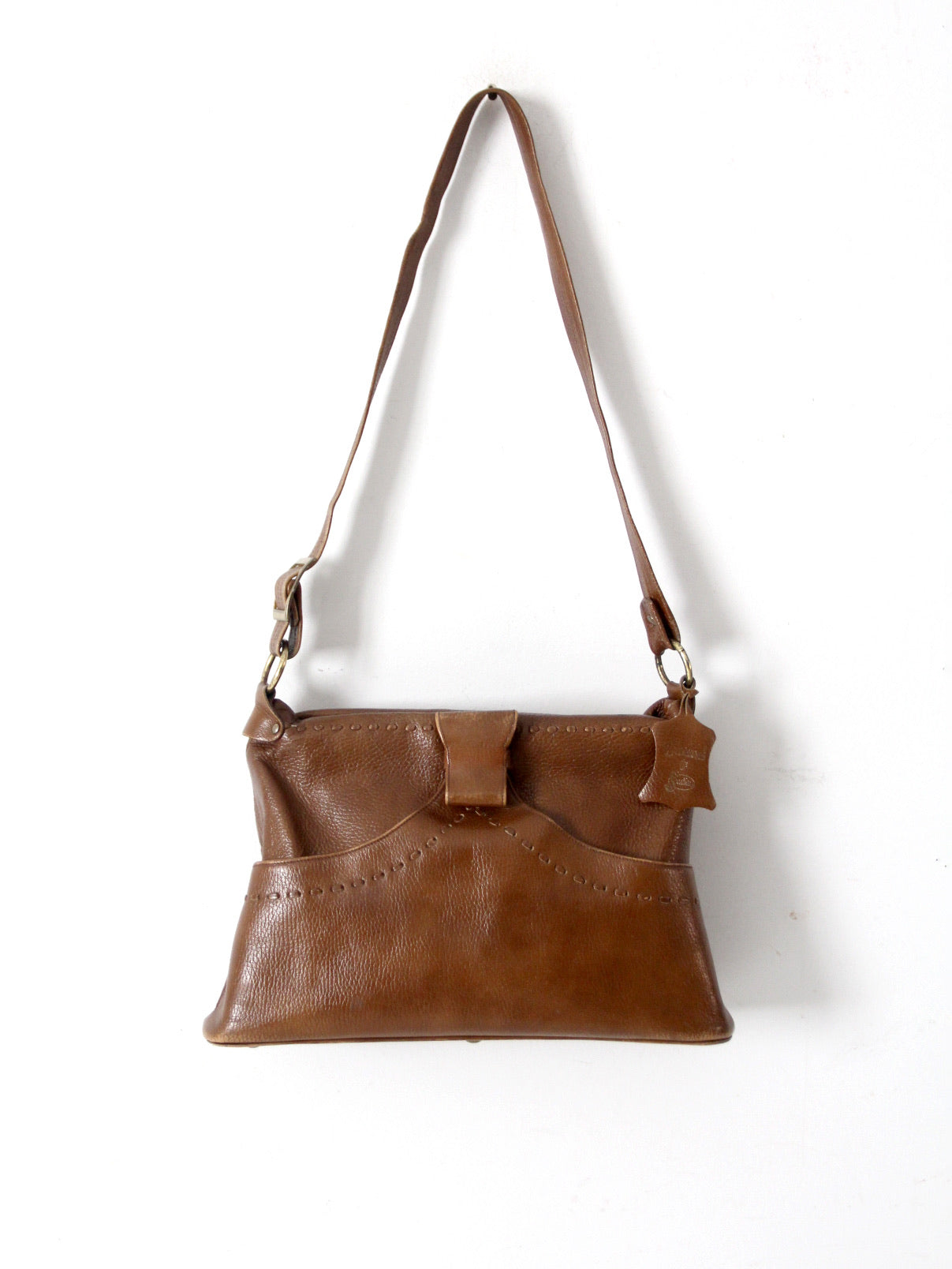 vintage Justin leather shoulder bag