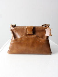 vintage Justin leather shoulder bag