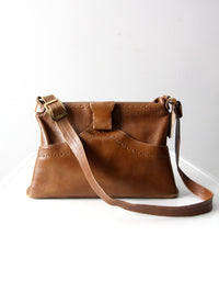 vintage Justin leather shoulder bag