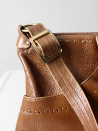 vintage Justin leather shoulder bag