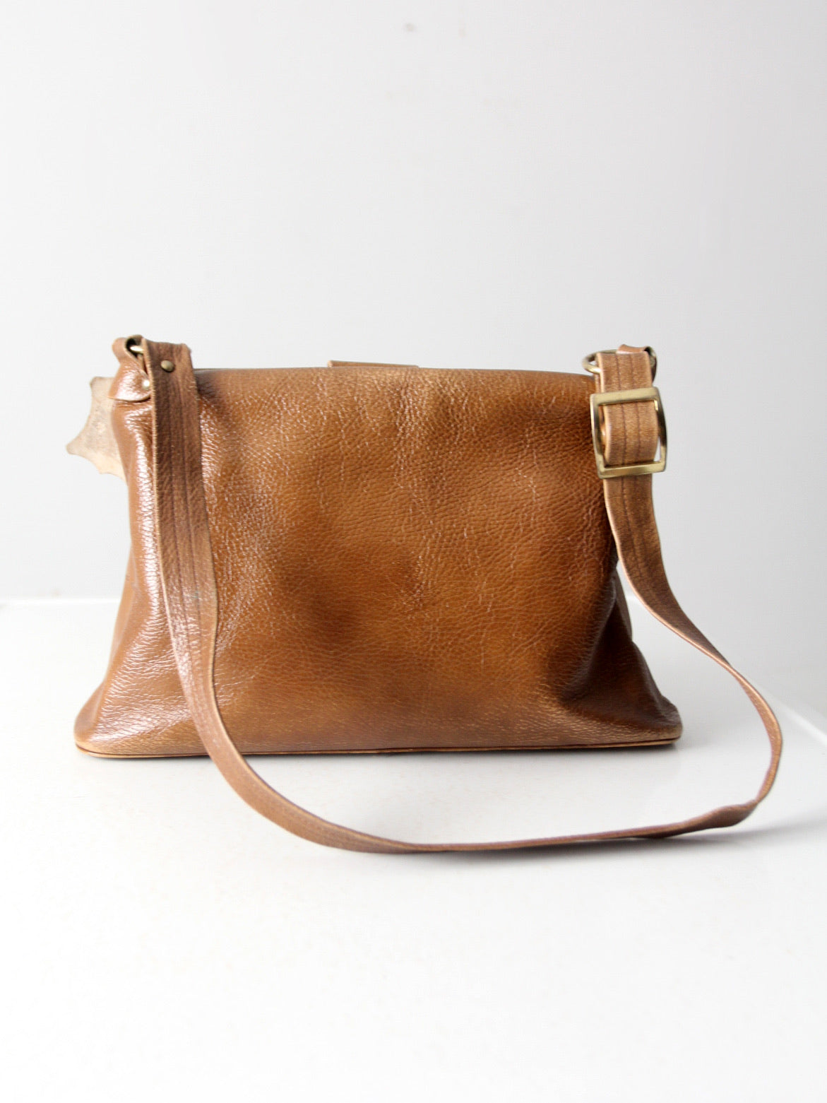 vintage Justin leather shoulder bag