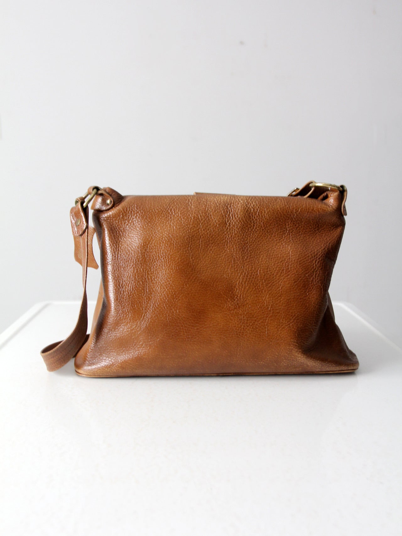 vintage Justin leather shoulder bag