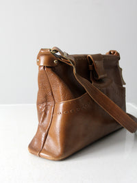 vintage Justin leather shoulder bag