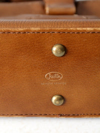 vintage Justin leather shoulder bag