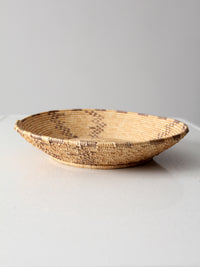 vintage woven basket bowl