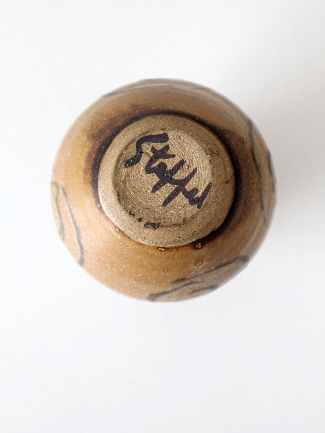 mid-century Bonnie Staffel pottery vase