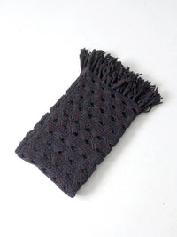 vintage crotchet throw blanket