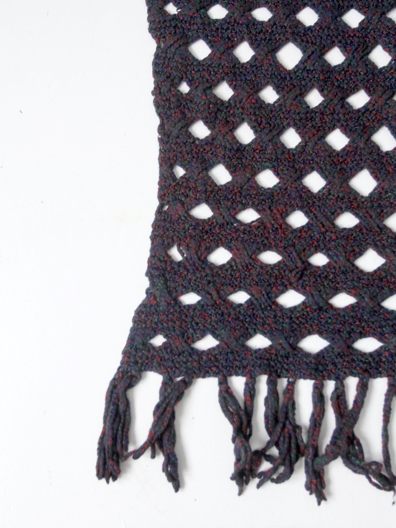 vintage crotchet throw blanket