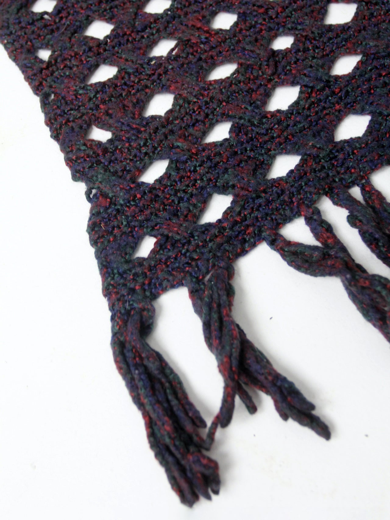 vintage crotchet throw blanket