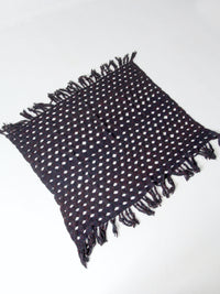 vintage crotchet throw blanket