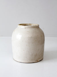 antique stoneware crock jar