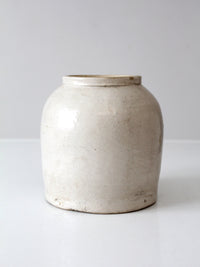 antique stoneware crock jar