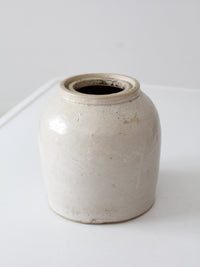 antique stoneware crock jar