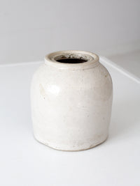 antique stoneware crock jar