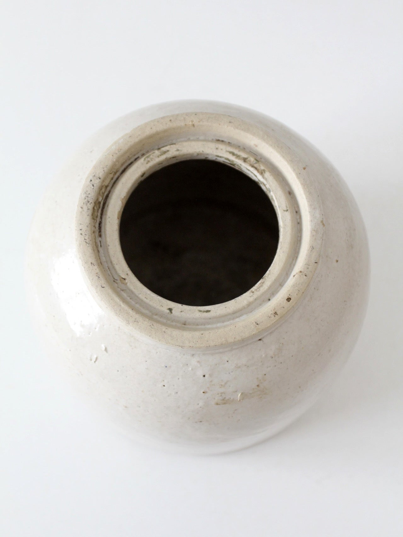 antique stoneware crock jar