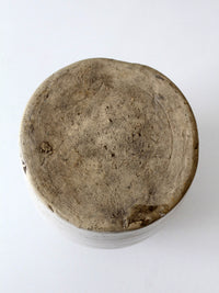 antique stoneware crock jar