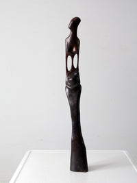 mid-century sculpture woman with child