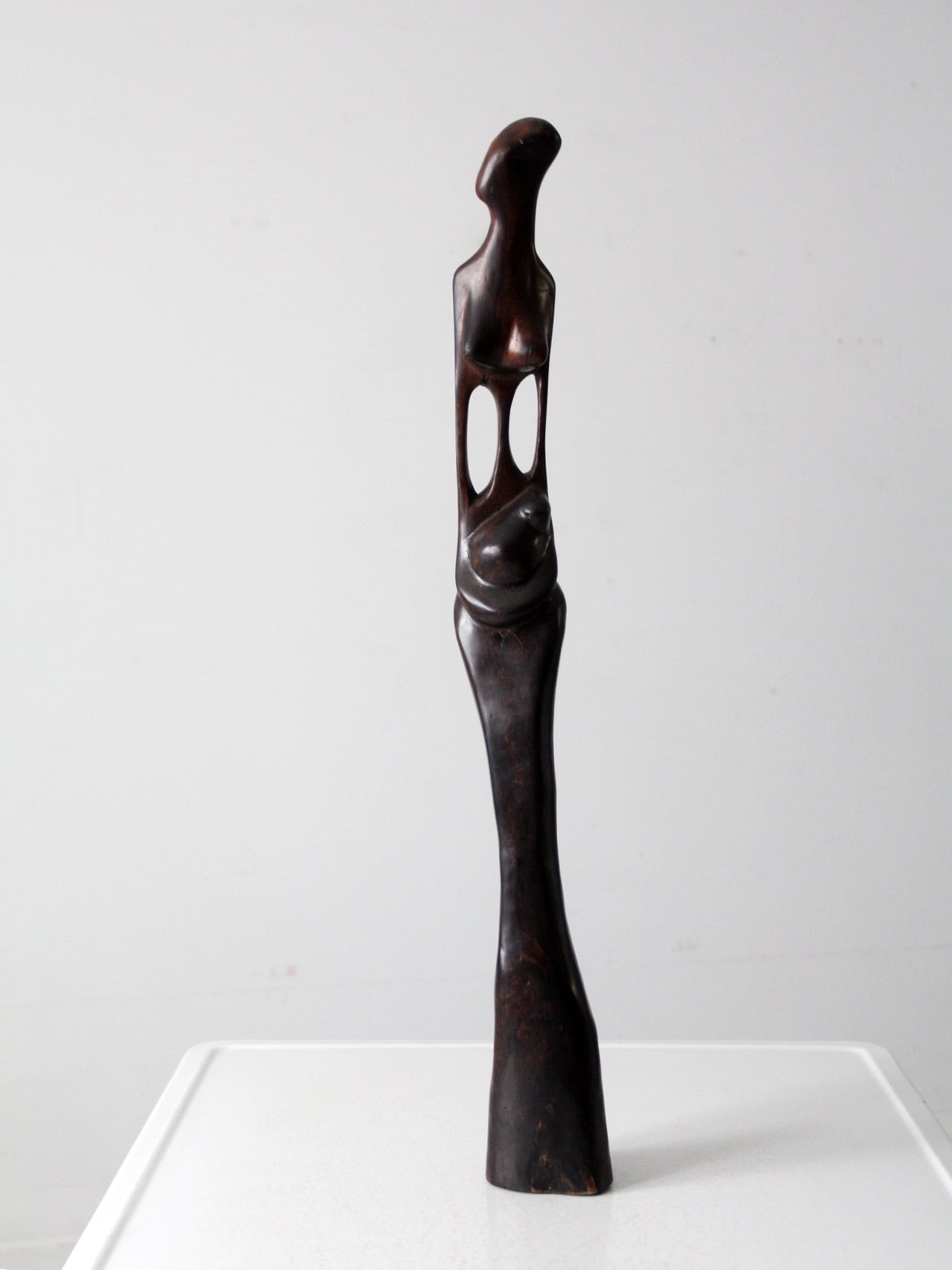 mid-century sculpture woman with child