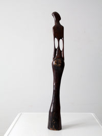 mid-century sculpture woman with child