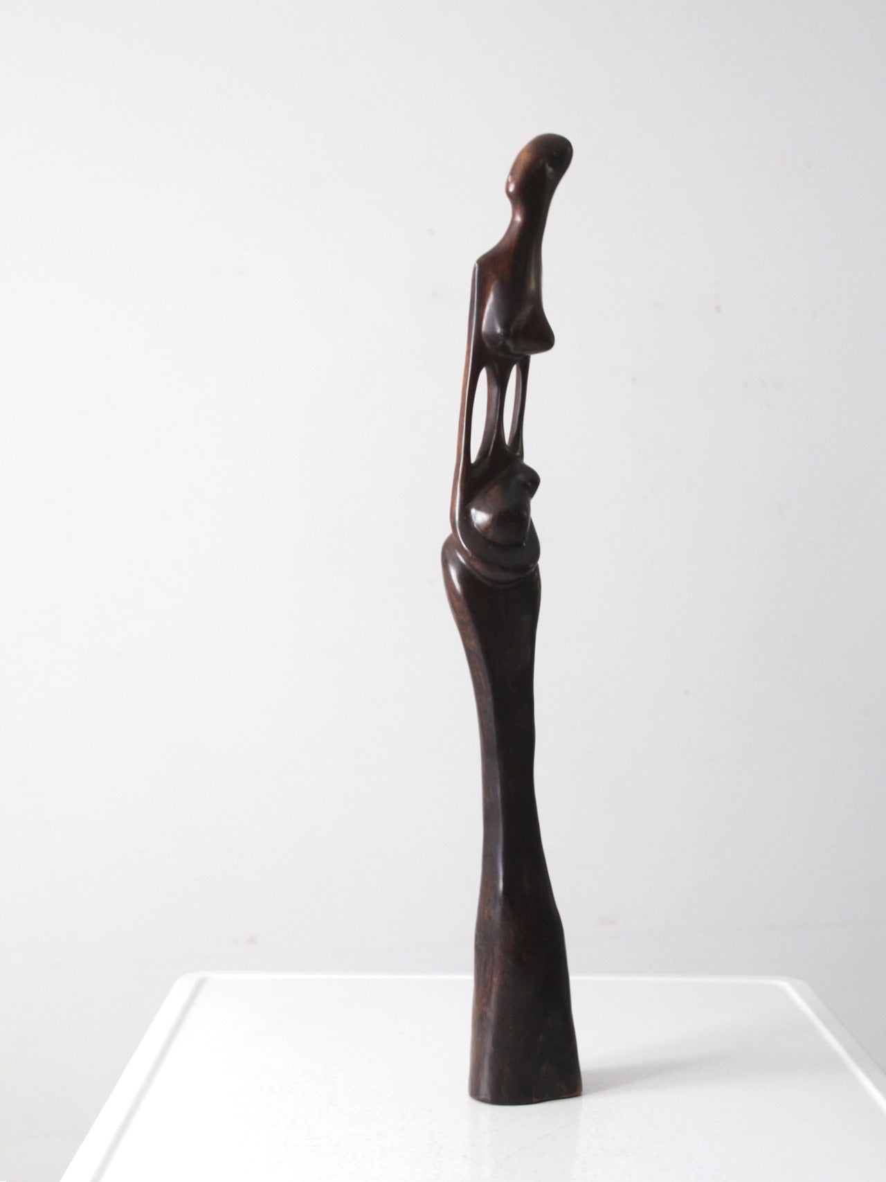 mid-century sculpture woman with child