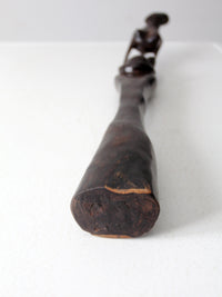 mid-century sculpture woman with child