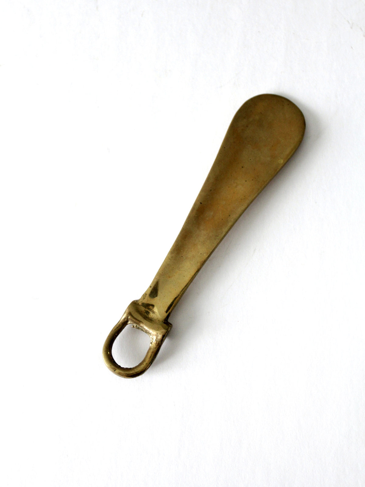 vintage brass shoe horn