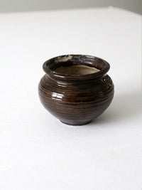 vintage studio pottery vase