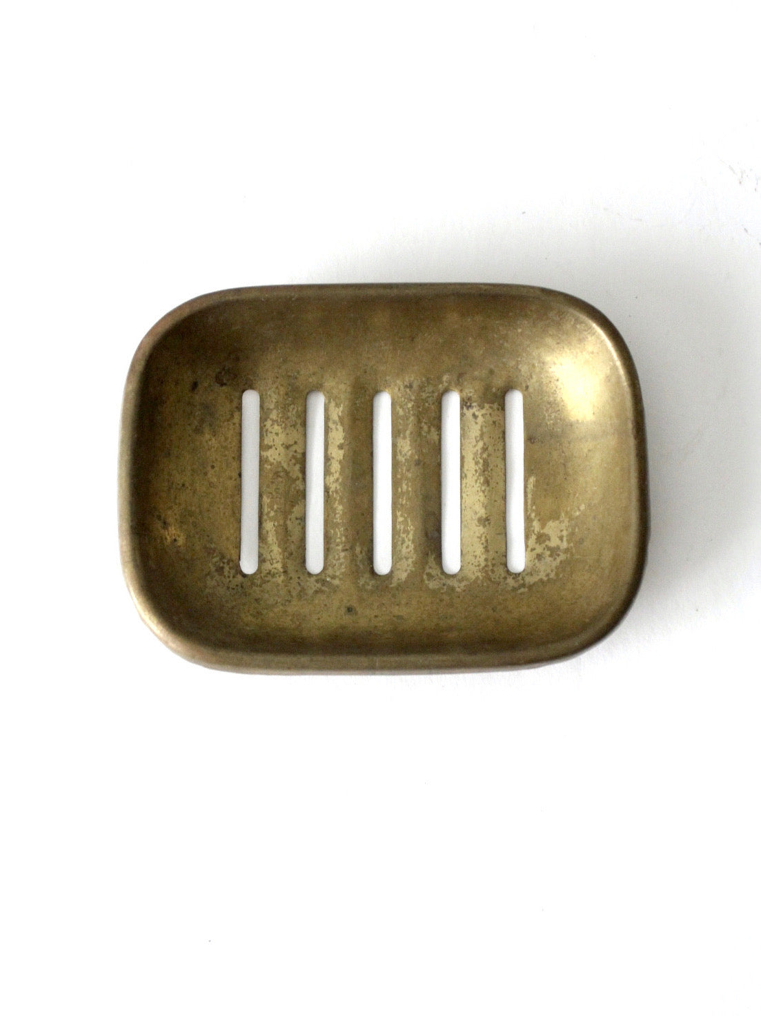 antique brass soap dish