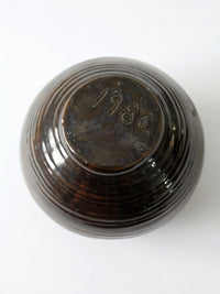 vintage studio pottery vase