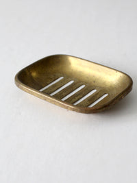 antique brass soap dish