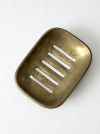 antique brass soap dish