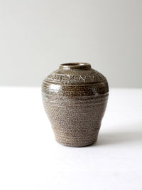 vintage studio pottery vase