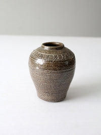 vintage studio pottery vase