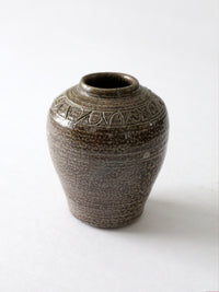 vintage studio pottery vase