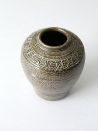 vintage studio pottery vase