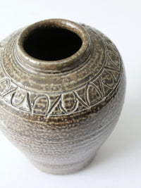 vintage studio pottery vase