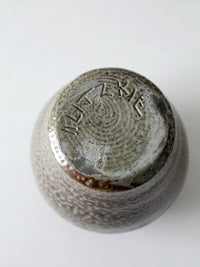 vintage studio pottery vase